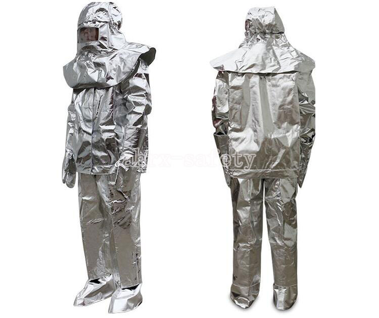 Men's Aluminized 1000°C Heat Insulation Suit Thermal Radiation Protect Work Wear eBay